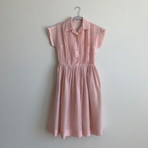 Dreamy blush pink 1950s vintage dress S